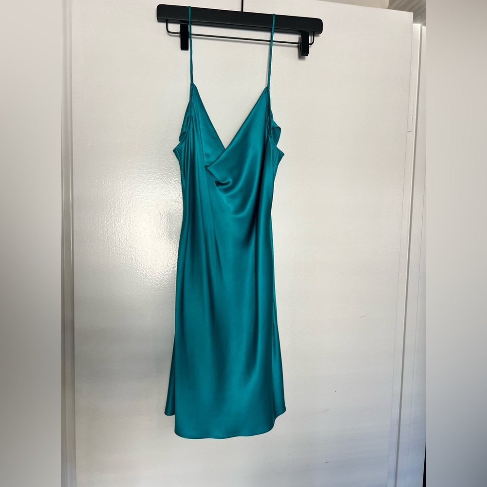 Fleur du Mal  Pure Silk Mini Dress